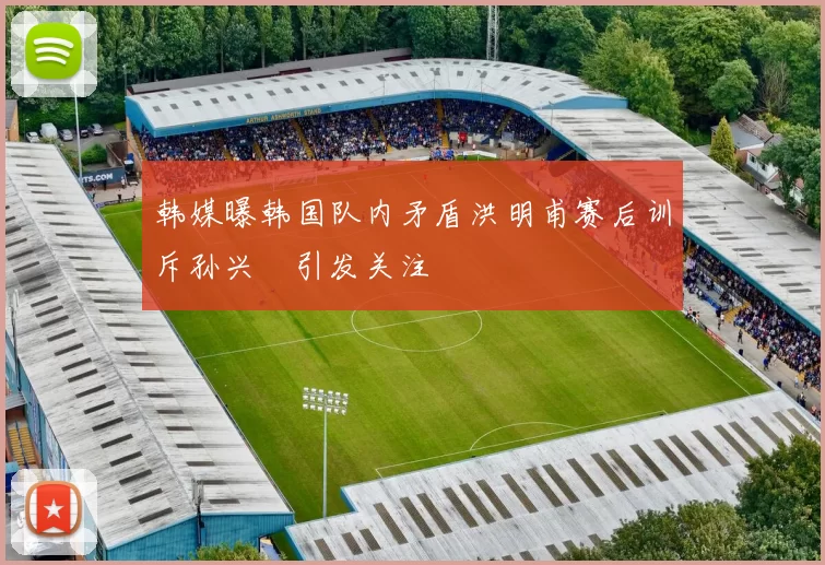 韩媒曝韩国队内矛盾洪明甫赛后训斥孙兴慜引发关注